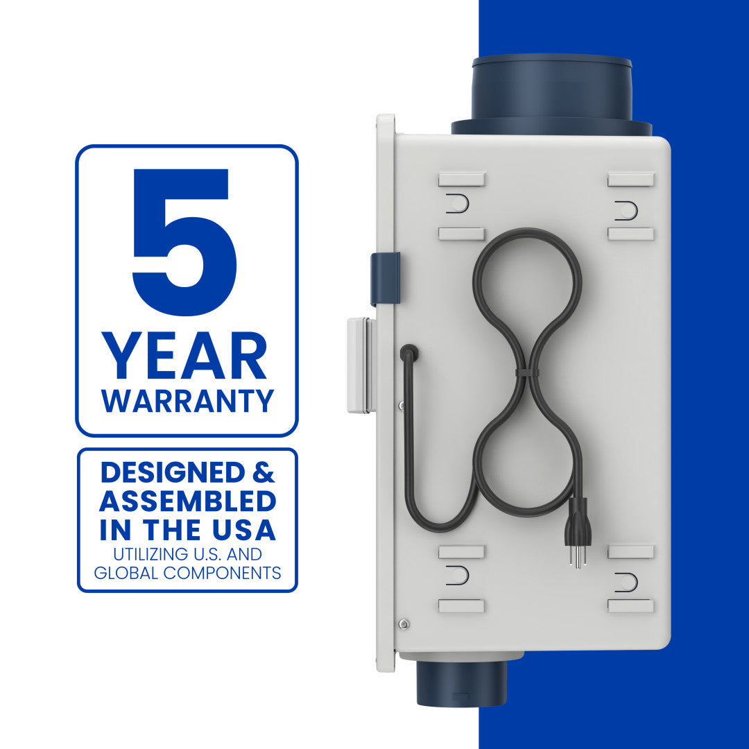 AprilAire 8145 Ventilator Features Side View Web Ready Photo