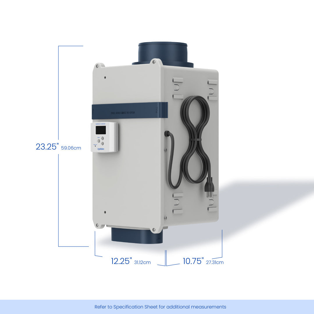 AprilAire 8145 Ventilator Dimensions Web Ready Photo