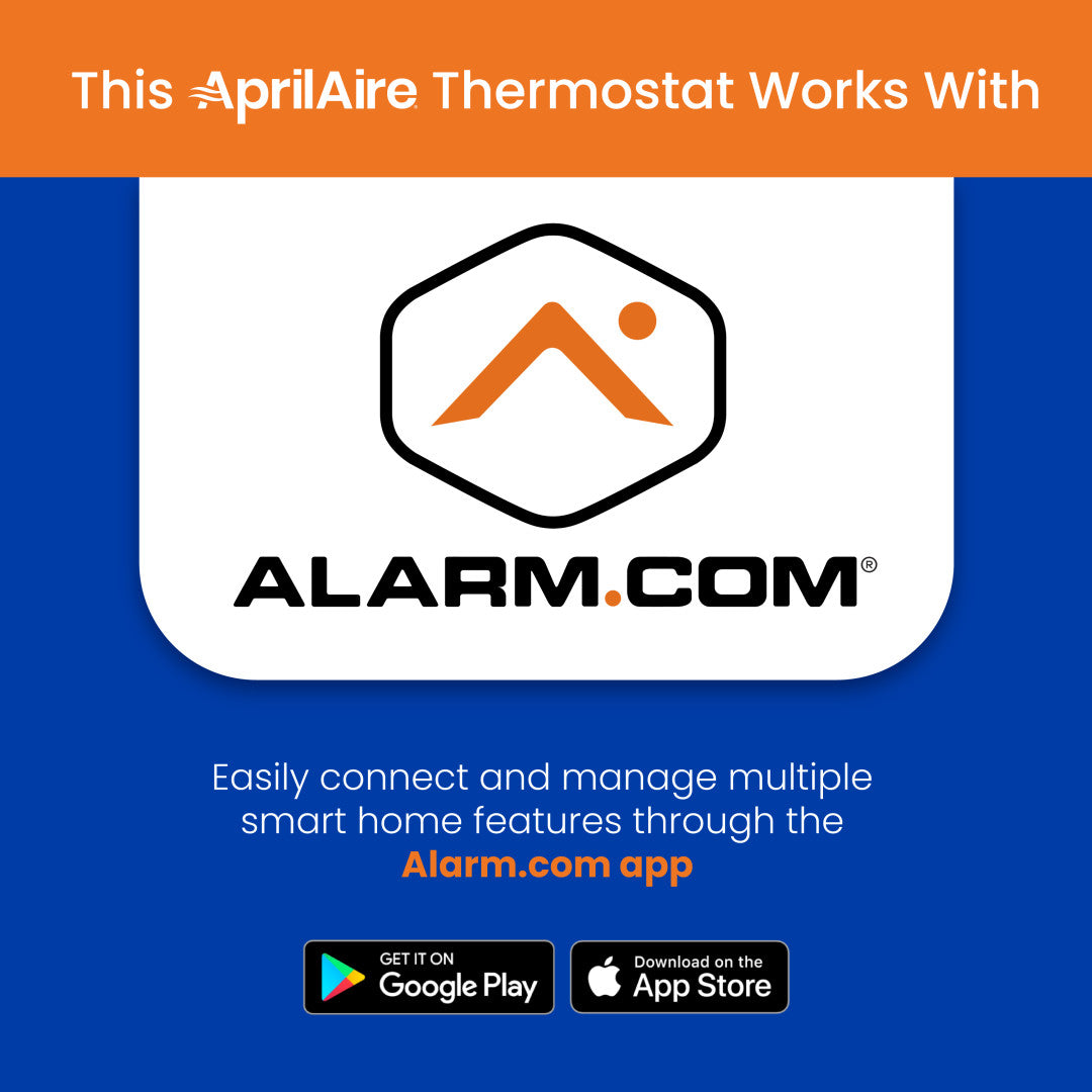AprilAire S86Wmupr Thermostat Alarm Com Web Ready Graphic