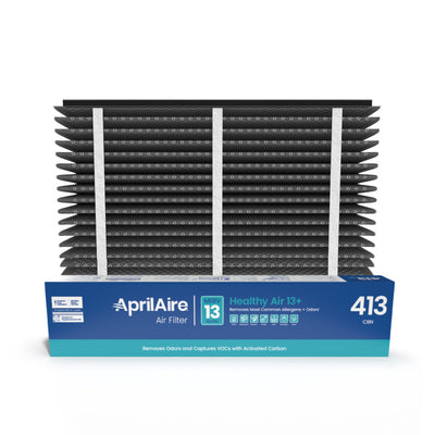 AprilAire 413CBN MERV 13+Carbon Air Filter for Whole-House Air Purifier Models 1410, 1610, 2410, 2416, 3410, and 4400, or 2140, 2400, Space-Gard 2400 if using Upgrade Kit 1413