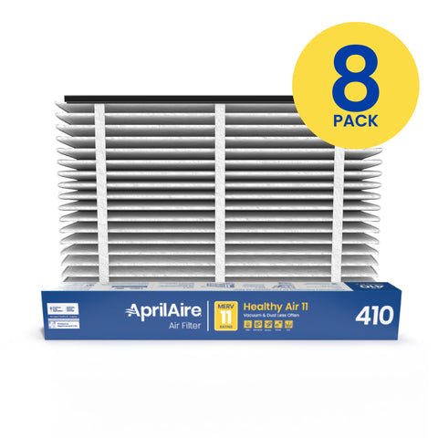 AprilAire 410 MERV 11 Air Filter for Whole-House Air Purifier Models 1410, 1610, 2410, 2416, 3410, and 4400, or 2140, 2400, Space-Gard 2400 if using Upgrade Kit 1413