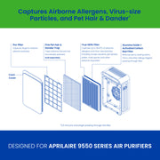 AprilAire Rf09550V Portable Room Air Purifier Filter Web Ready Graphic