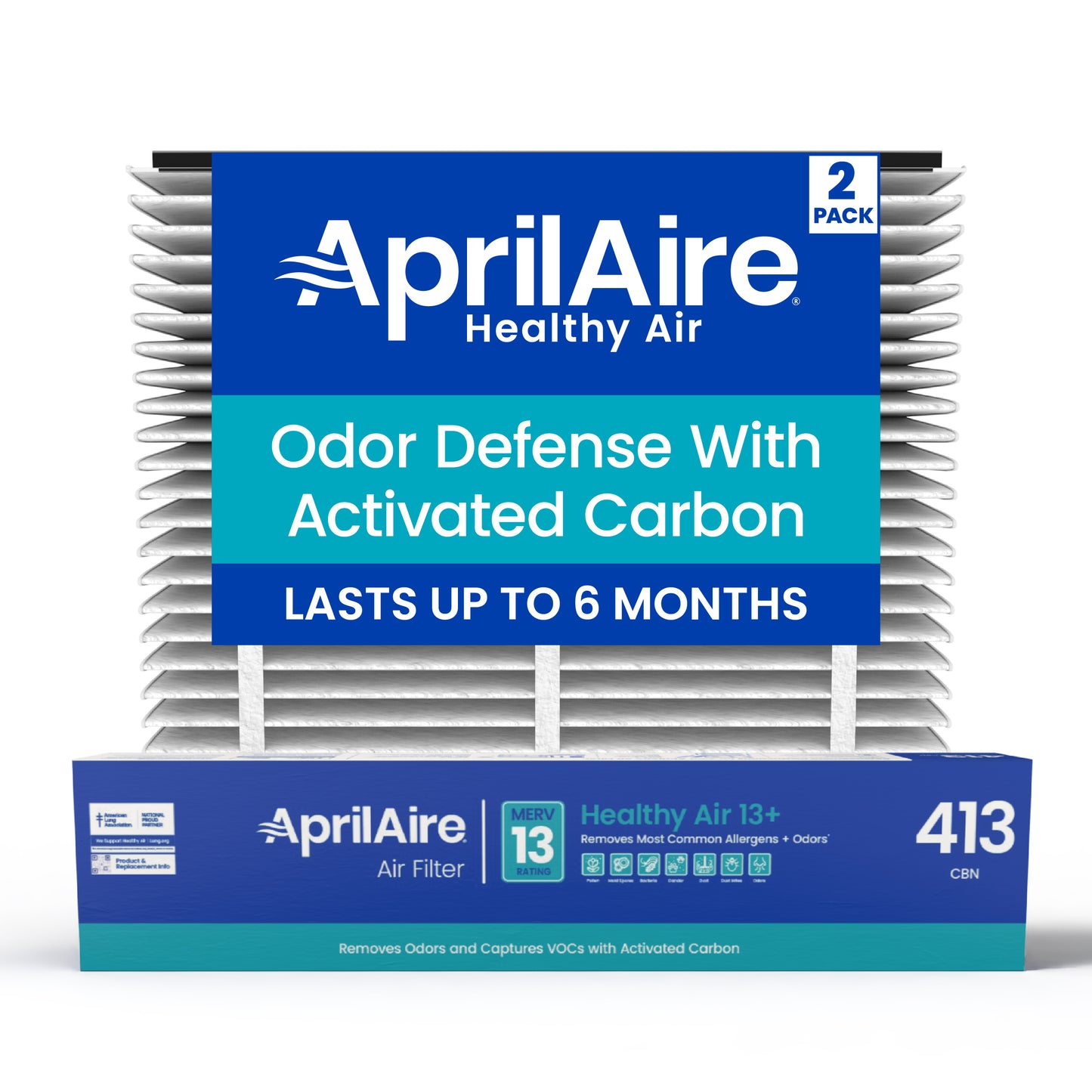 AprilAire 413CBN MERV 13+ Carbon Air Filter