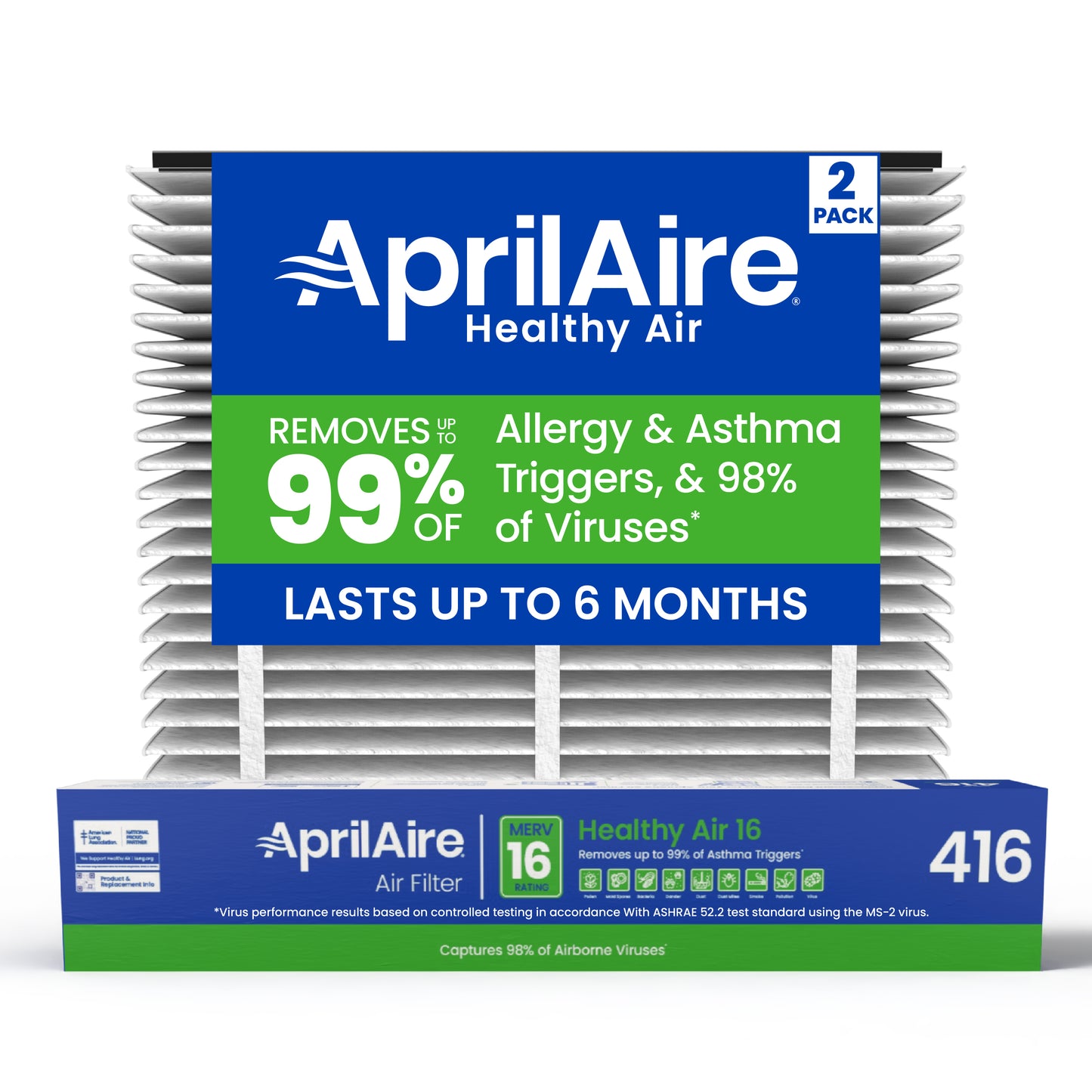 AprilAire 416 MERV 16 Air Filter