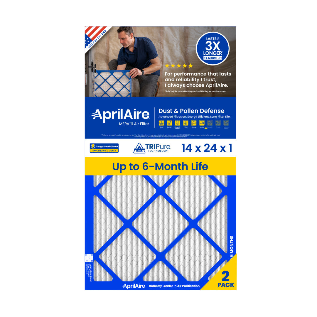 AprilAire A14241 Air Filter 2 Pack Web Ready Hero Photo