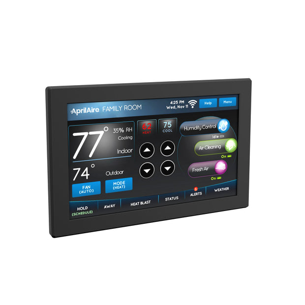 AprilAire 8920W Wi Fi Thermostat Right Facing Photo