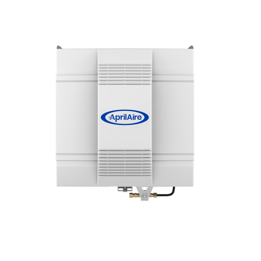 AprilAire Model 700 fan-powered whole-house evaporative humidifier—official product photo