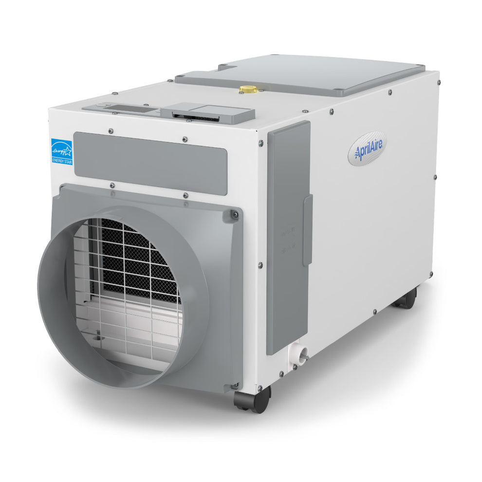 AprilAire E100C 100-pint whole-home dehumidifier—official product photo