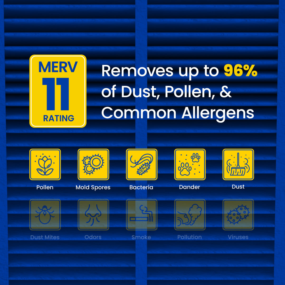 AprilAire 110 210 310 410 510 610 810 910 Air Filter Clean Air Web Ready Graphic