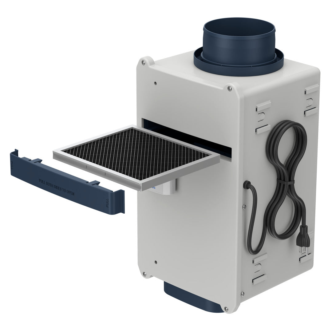 AprilAire 8145 Ventilator Filter Out Left Facing Photo