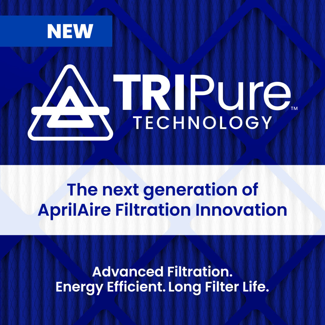 AprilAire Air Filter Filtration Tripure Technology Graphic