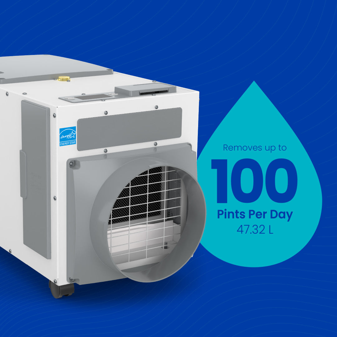 AprilAire E100C Dehumidifier 100 Pints Per Day Web Ready Photo