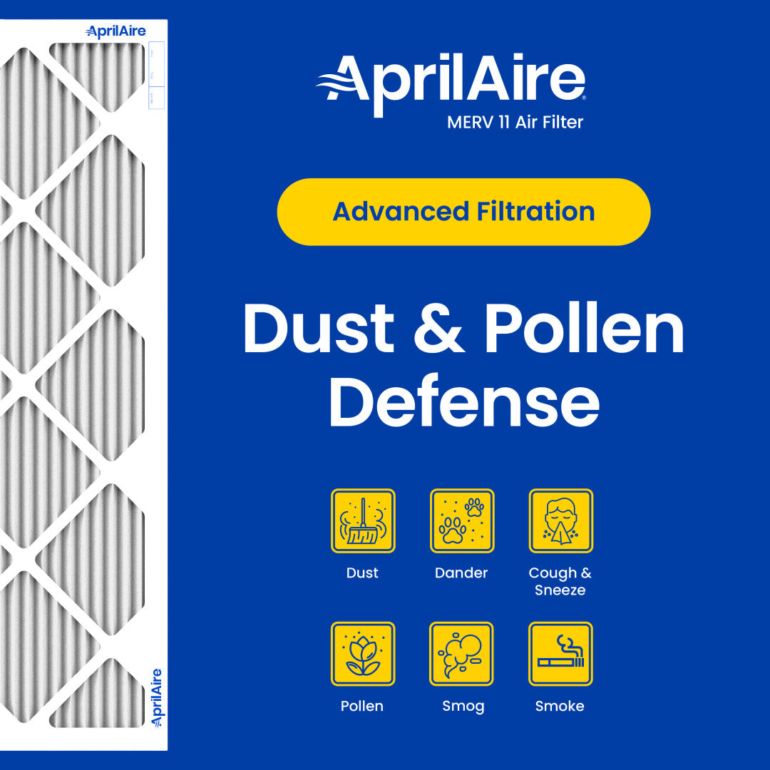 AprilAire 1 Inch Air Filter Merv 11 Benefits Web Ready Photo