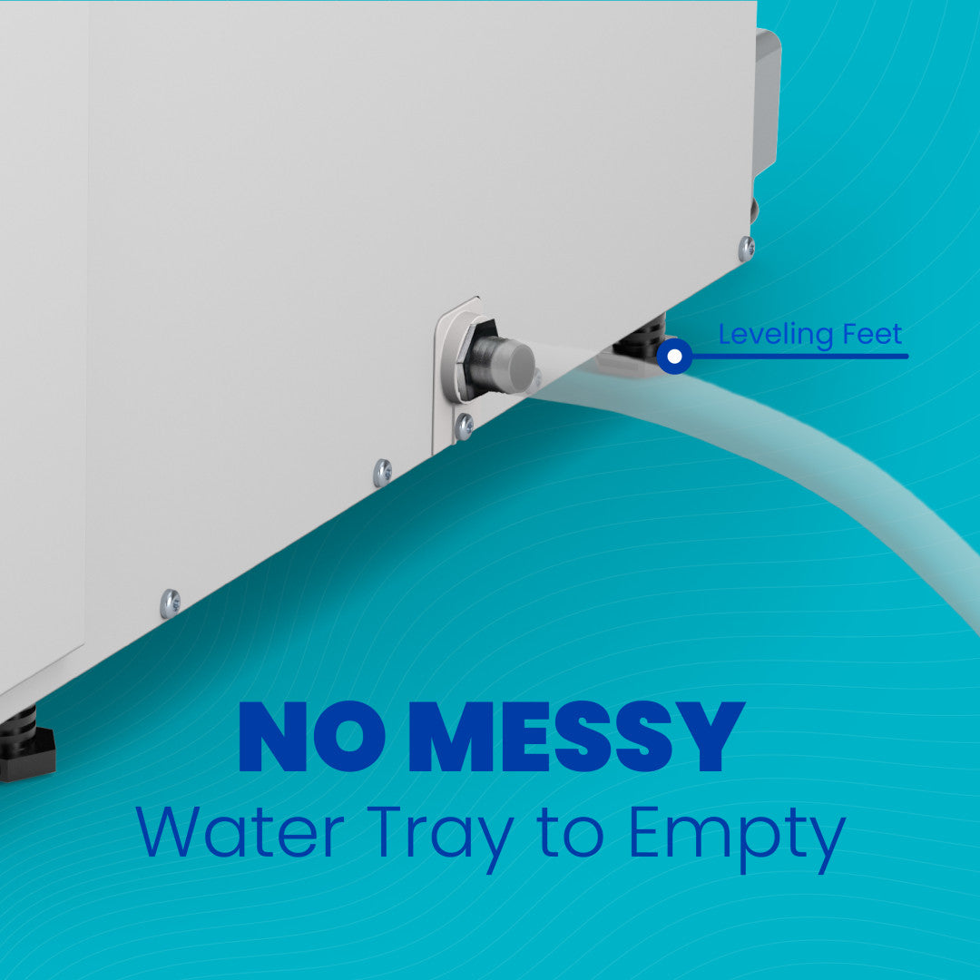 AprilAire E070 Dehumidifier No Messy Water Tray Web Ready Photo