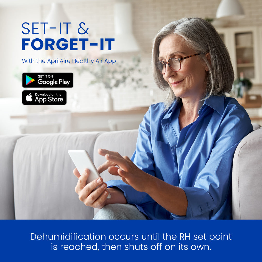 AprilAire Wi Fi Dehumidifier Set Forget Web Ready Photo