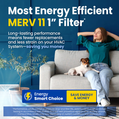 AprilAire 1 Inch Air Filter Energy Efficient Web Ready Lifestyle Photo