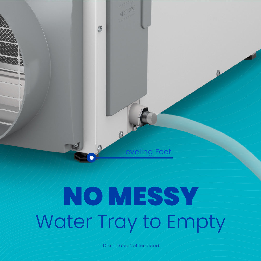 80-Pint Professional-Grade Basement Dehumidifier - AprilAire E080