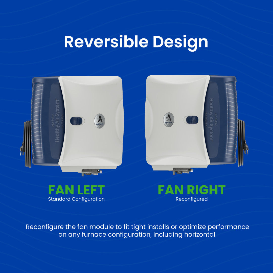 AprilAire 720M Fan-Powered Evaporative Humidifier – 21 GPD, Manual