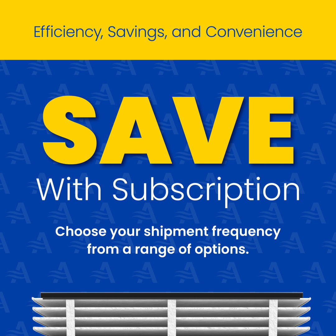 AprilAire Air Filter Merv 11 Subscribe And Save Graphic