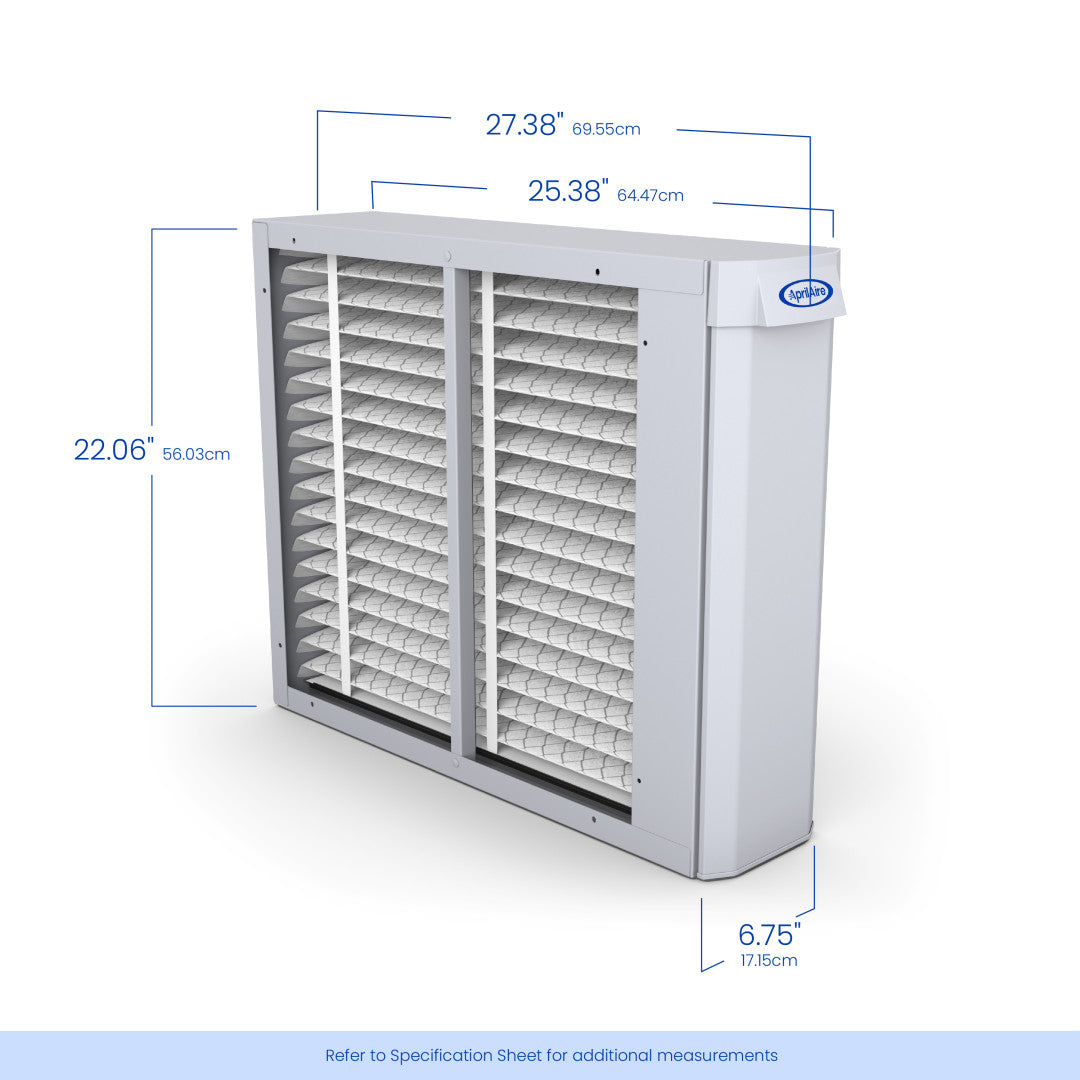 AprilAire 2210 Air Purifier Size Measurements Web Ready Photo