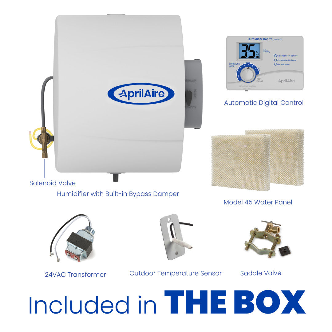 エール Air エアー Whole-House Water Saver Evaporative Humidifier - AprilAire 400