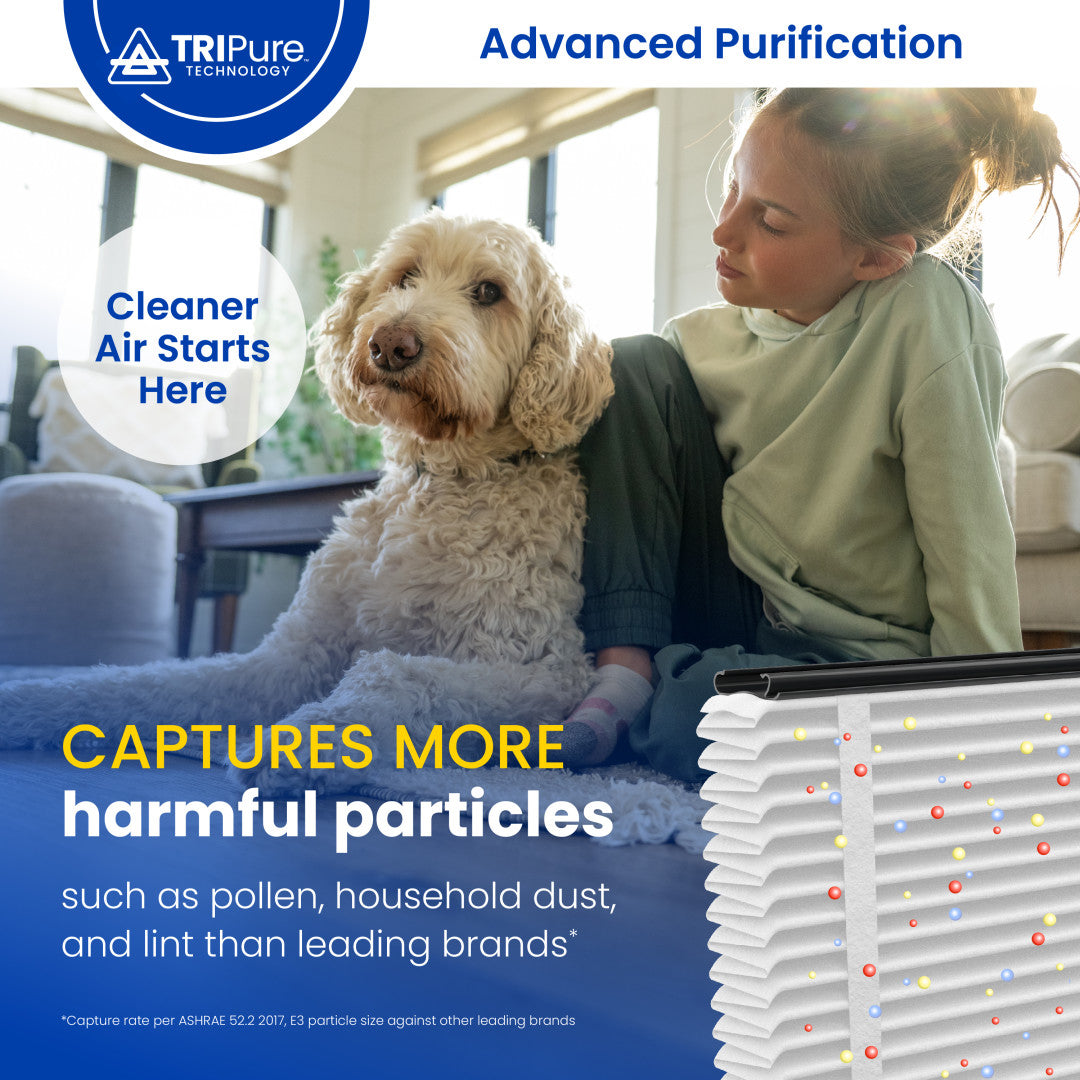 AprilAire Air Purifier Tripure Particle Capture Web Ready Lifestyle Photo