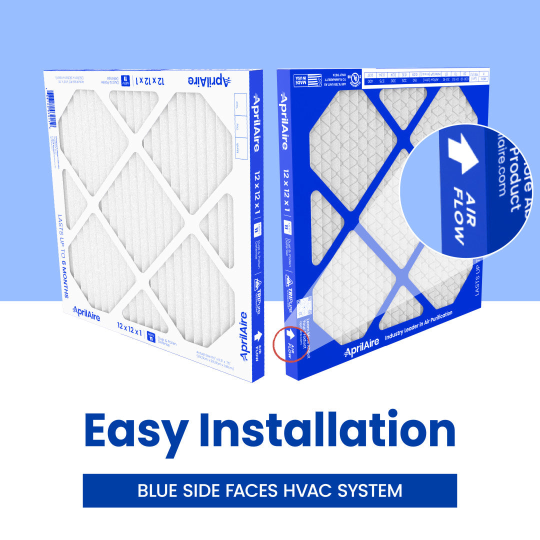 AprilAire A12121 Air Filter Easy Installation Web Ready Instructional Photo