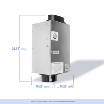AprilAire 8144Nc Ventilator Size Measurements Web Ready Photo