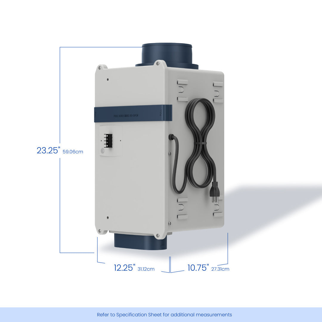 AprilAire 8145Nc Ventilator Dimensions Web Ready Photo