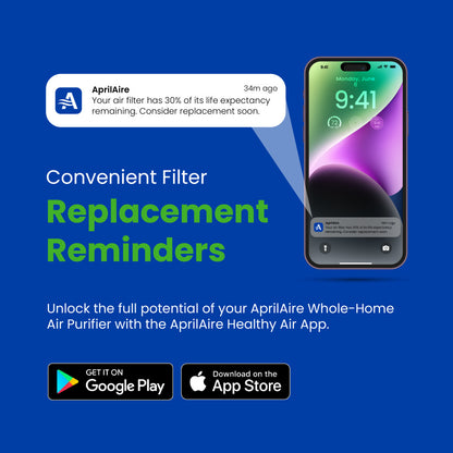 AprilAire Air Filter Healthy Air App Replacement Reminders 2 Graphic