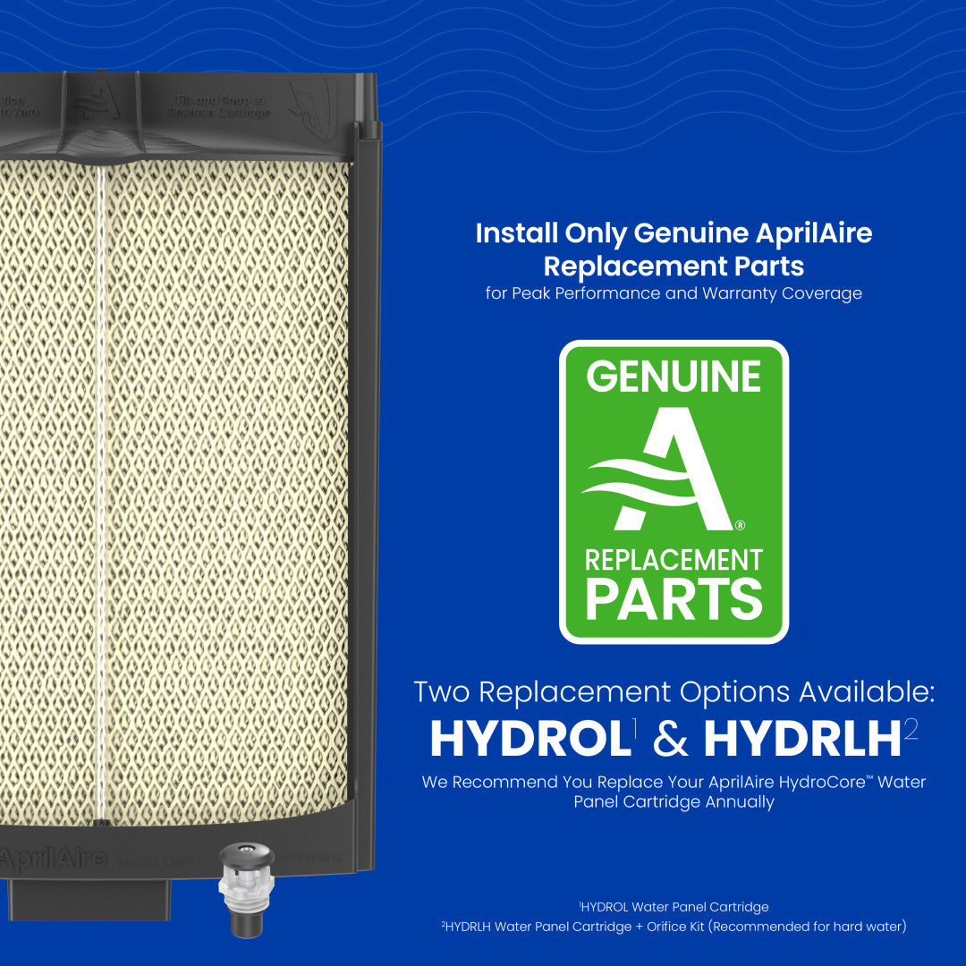 AprilAire Hydrol Hydrlh Humidifier Water Panel Assembly Genuine Web Ready Graphic