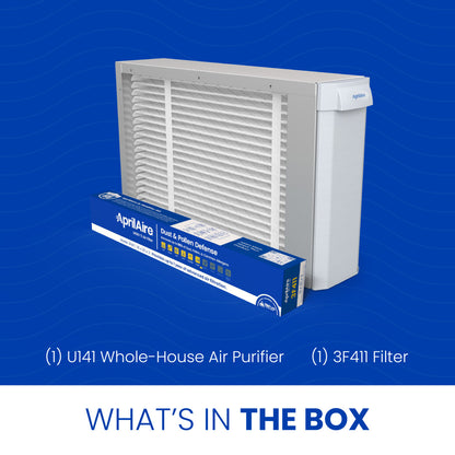 AprilAire U141 Air Purifier Box Contents Web Ready Photo