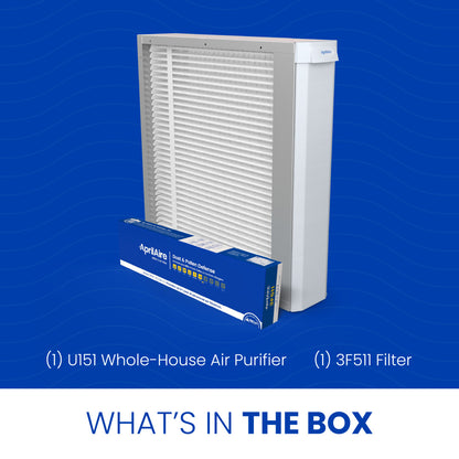 AprilAire U151 Air Purifier Box Contents Web Ready Photo