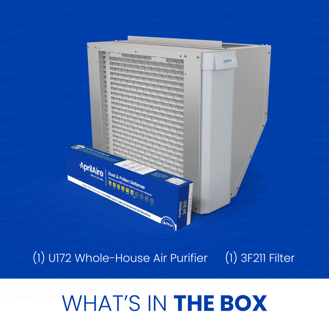 AprilAire U172 Air Purifier Box Contents Web Ready Photo