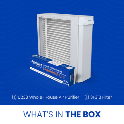 AprilAire U233 Air Purifier Box Contents Web Ready Photo