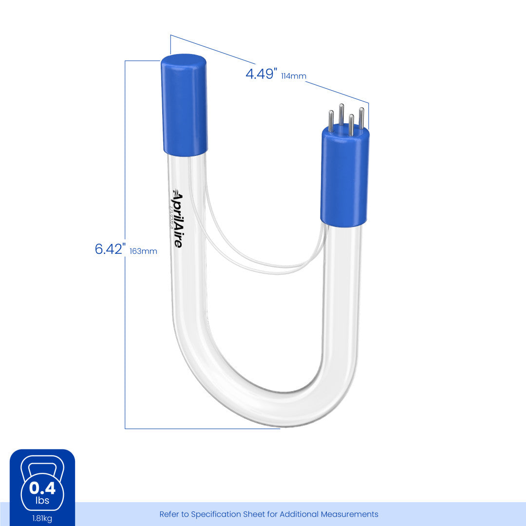AprilAire Uvd1La Uvc In Duct Air Sanitizer Lamp Size Dimensions Web Ready Photo