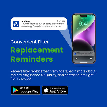 AprilAire Air Filter Healthy Air App Replacement Reminders 2 Graphic