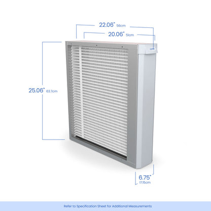 AprilAire U191 Air Purifier Size Dimensions Web Ready Photo