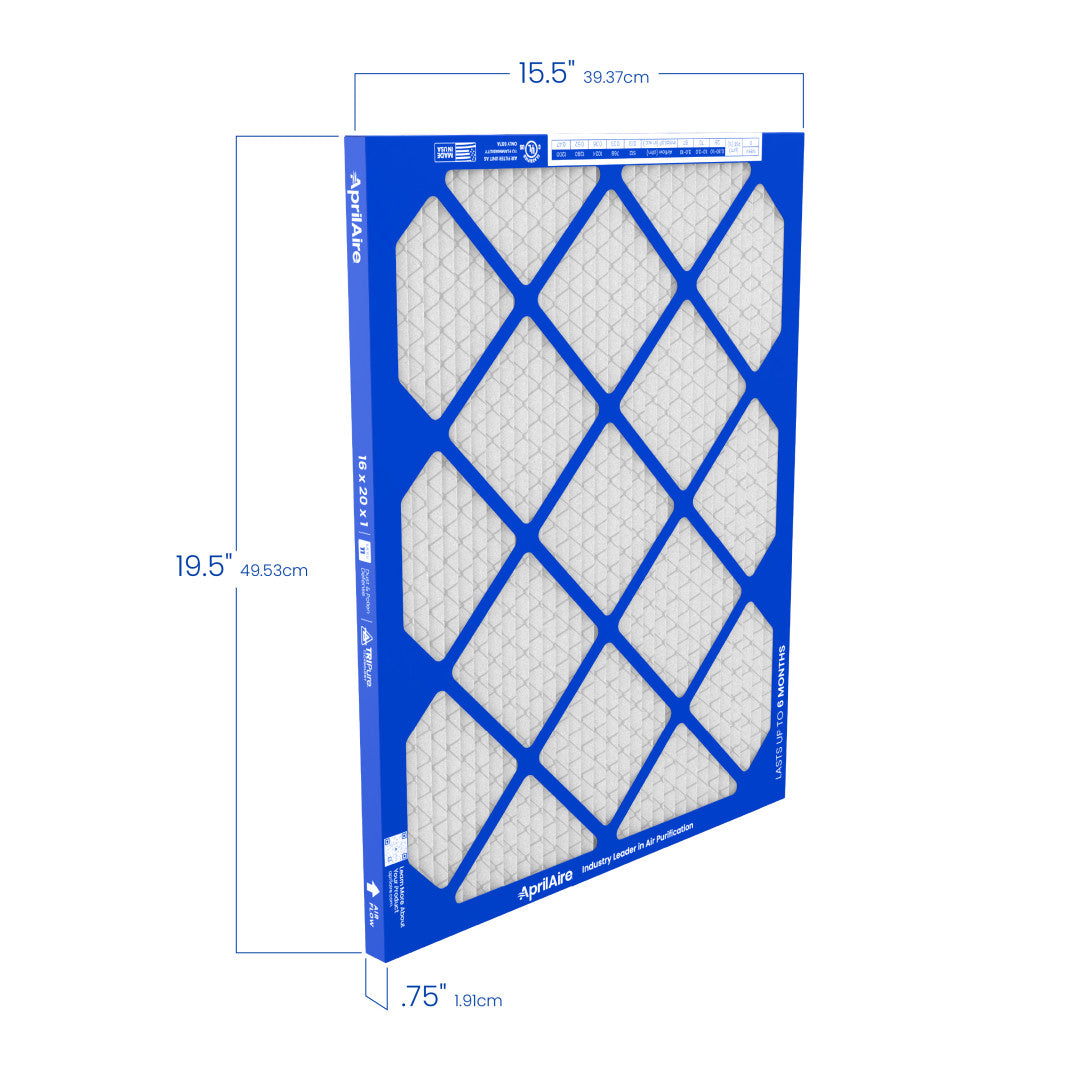AprilAire A16201 Air Filter Size Measurements Web Ready Photo