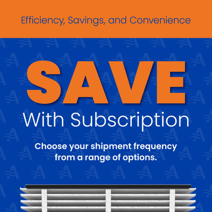 AprilAire Air Filter Merv 13 Subscribe And Save Graphic