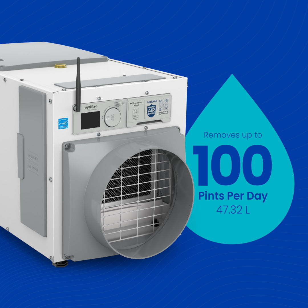 AprilAire E100W Dehumidifier 100 Pints Per Day Web Ready Photo