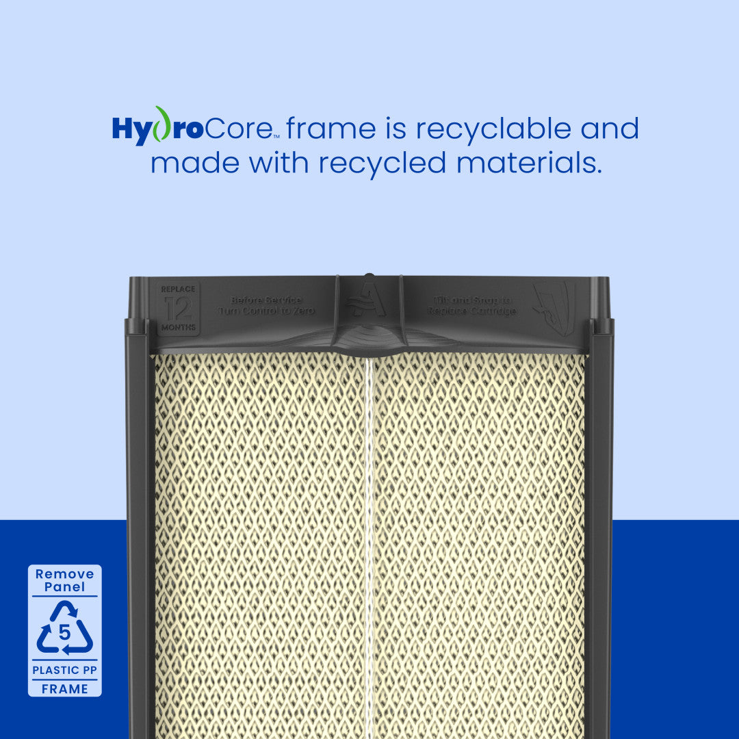 AprilAire Hydrol Hydrlh Humidifier Water Panel Assembly Sustainability Web Ready Photo