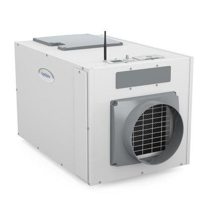 AprilAire E130W Dehumidifier With Top Ui Right Facing Photo