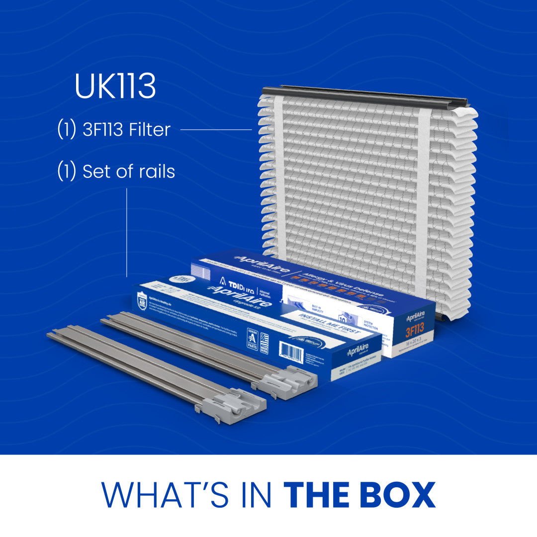 AprilAire Uk113 Air Purifier Upgrade Kit Box Contents Web Ready Photo