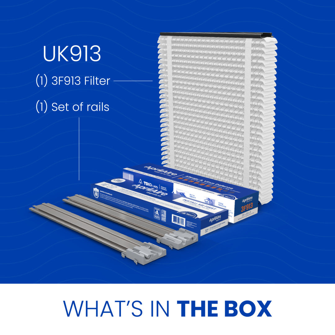 AprilAire Uk913 Air Purifier Upgrade Kit Box Contents Web Ready Photo