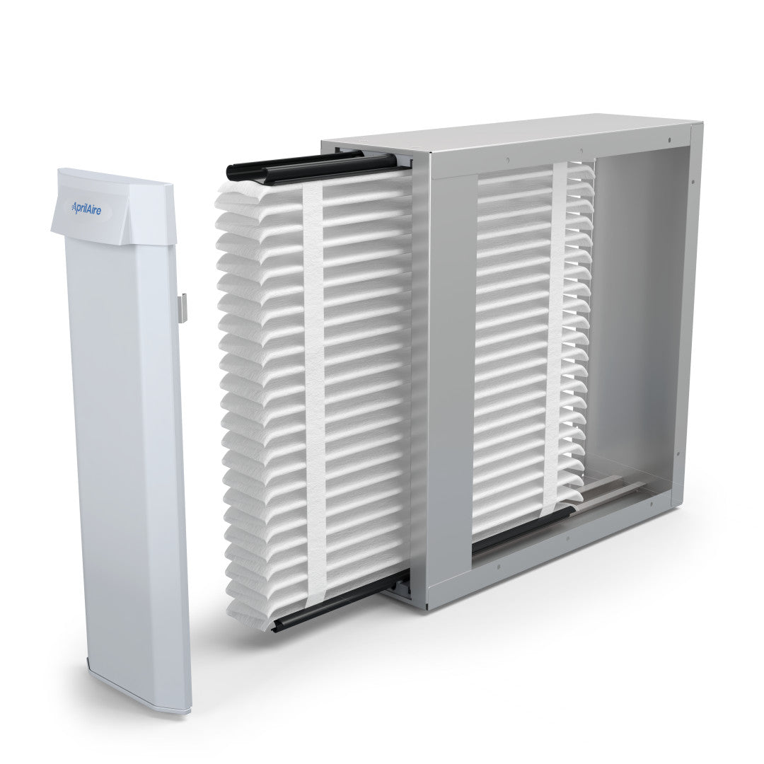 AprilAire U131 Air Purifier Retrofit Filter Out Left Facing Photo