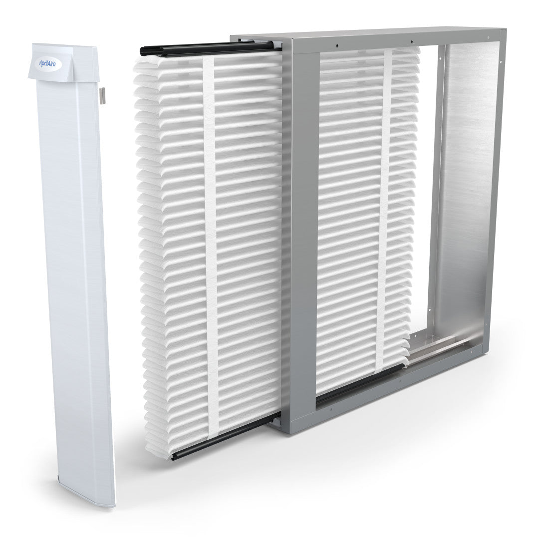 AprilAire U151 Air Purifier Retrofit Filter Out Left Facing Photo
