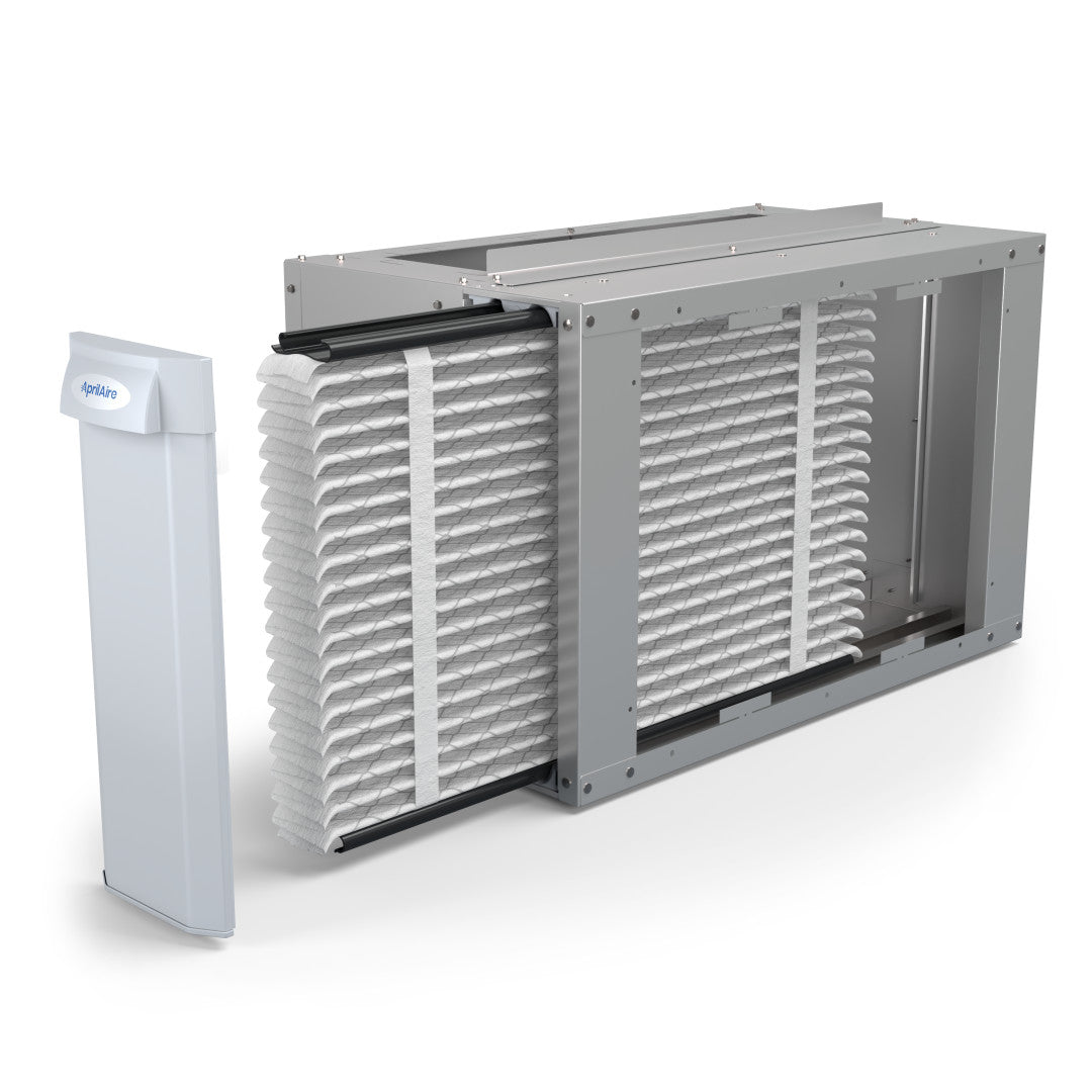 AprilAire U161 Air Purifier Retrofit Filter Out Left Facing Photo