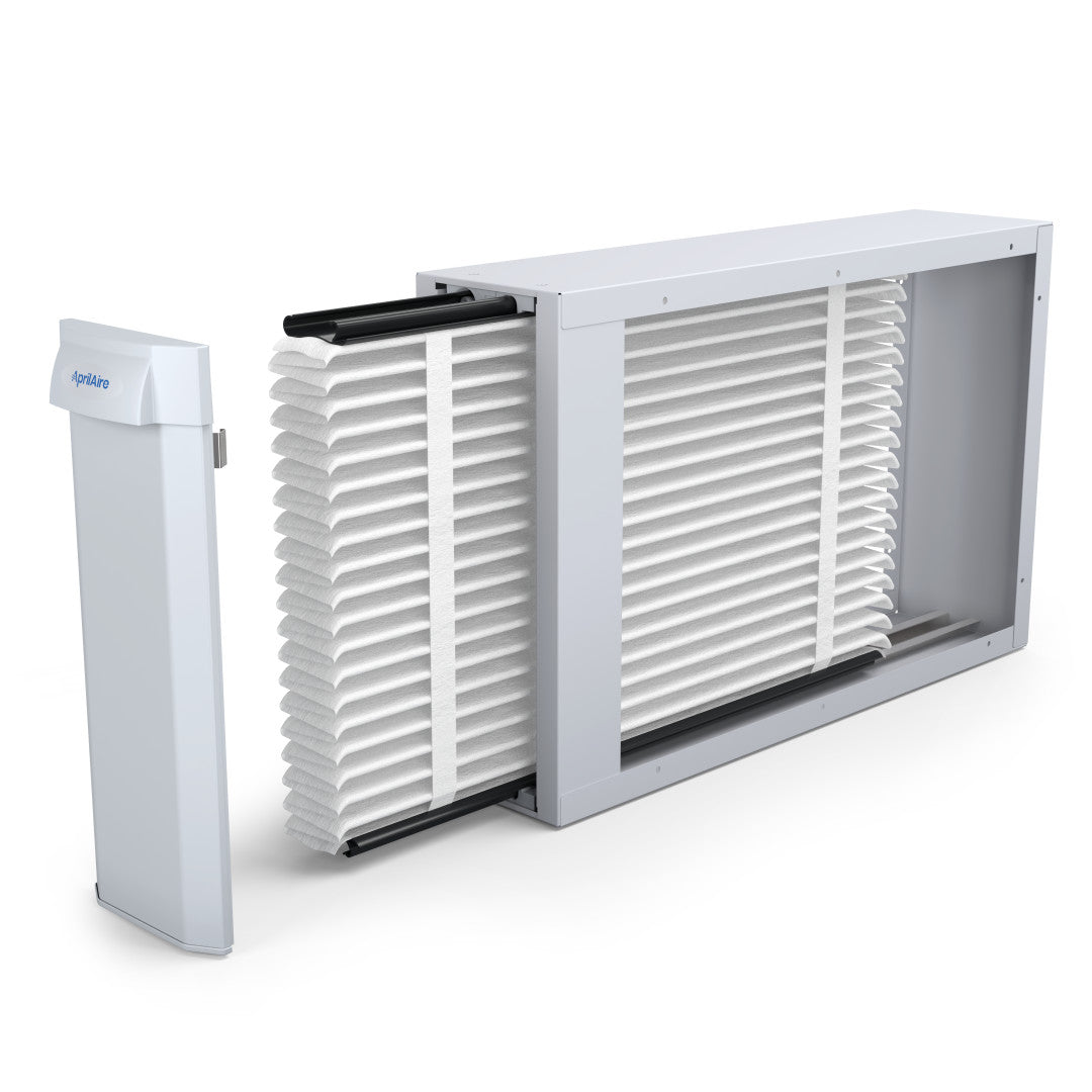 AprilAire U243 Air Purifier Retrofit Filter Out Left Facing Photo