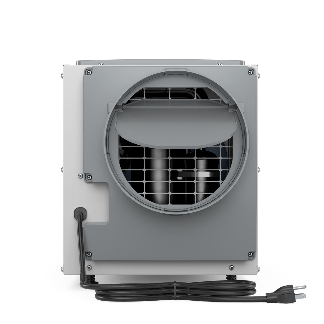 AprilAire E100 Dehumidifier Back Facing Photo